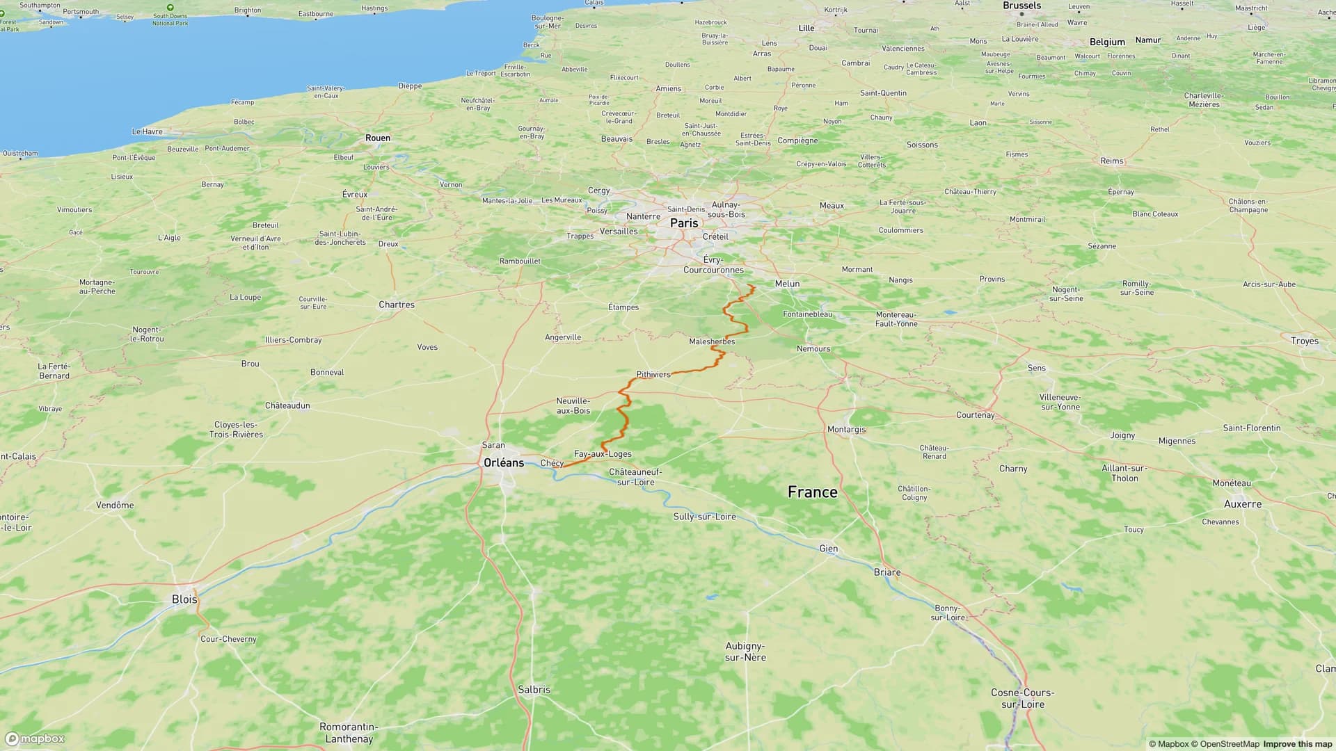 GR32 De St-Fargeau-Ponthierry à Chécy